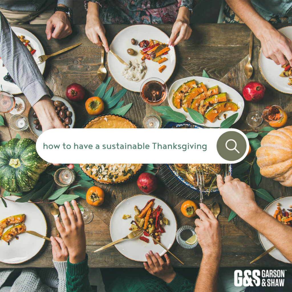 how to have a sustainable thanksgiving