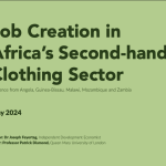 Job Creation in Africa’s Second-hand Clothing Sector